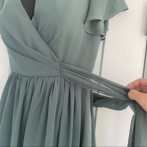 NWT Revelry Beautiful Eucalyptus Cocktail Dress - Picture 7 of 9